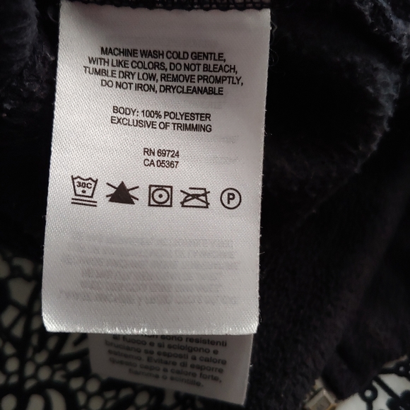 Black Columbia Fleece Jacket - Picture 4 of 4